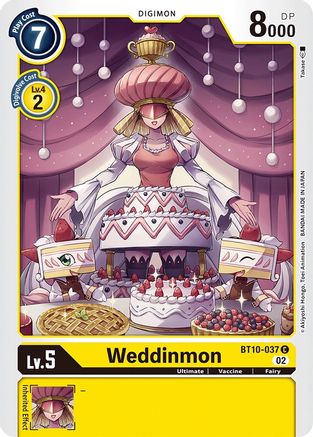 Image of Weddinmon [BT10-037] [Xros Encounter]