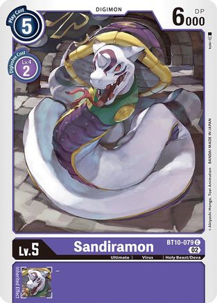 Image of Sandiramon [BT10-079] [Xros Encounter]
