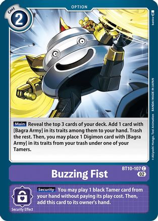 Image of Buzzing Fist [BT10-107] [Xros Encounter]