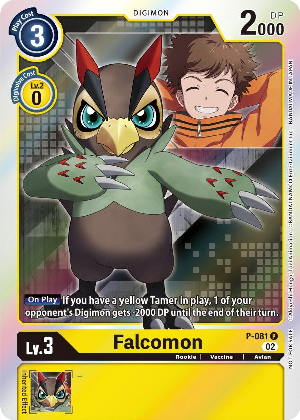 Image of Falcomon [P-081] (Digimon Survive Anime Expo 2022) [Promotional Cards]