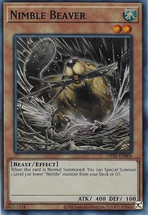 Image of Nimble Beaver [OP20-EN006] Super Rare