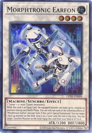 Image of Morphtronic Earfon [OP20-EN009] Super Rare