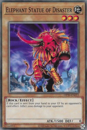 Image of Elephant Statue of Disaster [OP20-EN013] Common