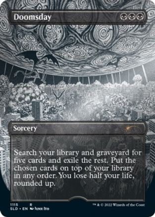 Image of Doomsday (Borderless Etched Foil) [Secret Lair Drop Series]