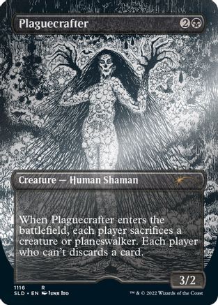 Image of Plaguecrafter (Japanese Borderless Etched Foil) [Secret Lair Drop Series]
