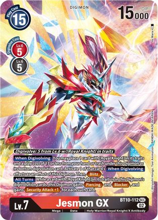 Image of Jesmon GX [BT10-112] (Alternate Art) [Xros Encounter]