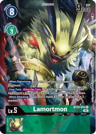 Image of Lamortmon [BT10-054] (Alternate Art) [Xros Encounter]