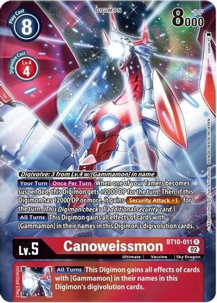 Image of Canoweissmon [BT10-011] (Alternate Art) [Xros Encounter]