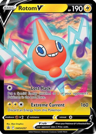 Image of Rotom V (SWSH257) [Sword & Shield: Black Star Promos]