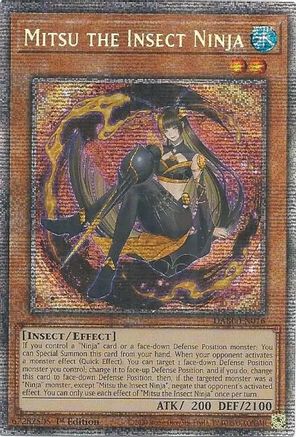 Image of Mitsu the Insect Ninja [DABL-EN016] Starlight Rare