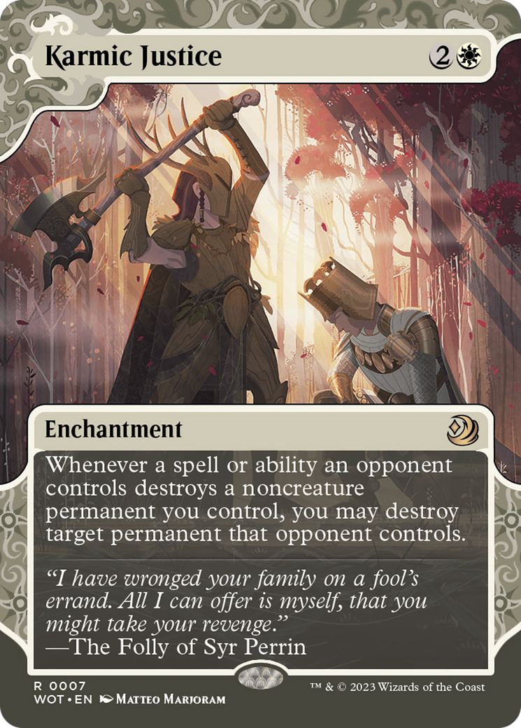 Image of Karmic Justice [Wilds of Eldraine: Enchanting Tales]