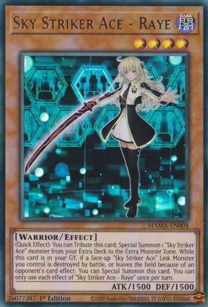 Image of Sky Striker Ace - Raye [MAMA-EN004] Ultra Rare