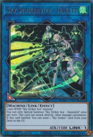 Image of Sky Striker Ace - Hayate [MAMA-EN007] Ultra Rare