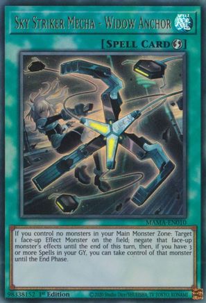 Image of Sky Striker Mecha - Widow Anchor [MAMA-EN010] Ultra Rare