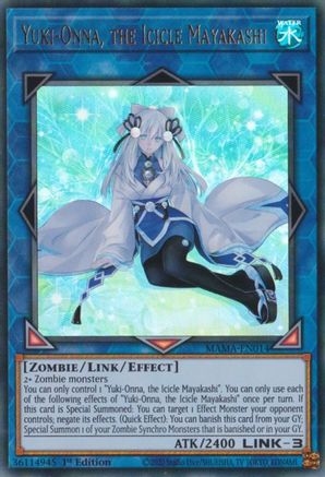 Image of Yuki-Onna, the Icicle Mayakashi [MAMA-EN014] Ultra Rare