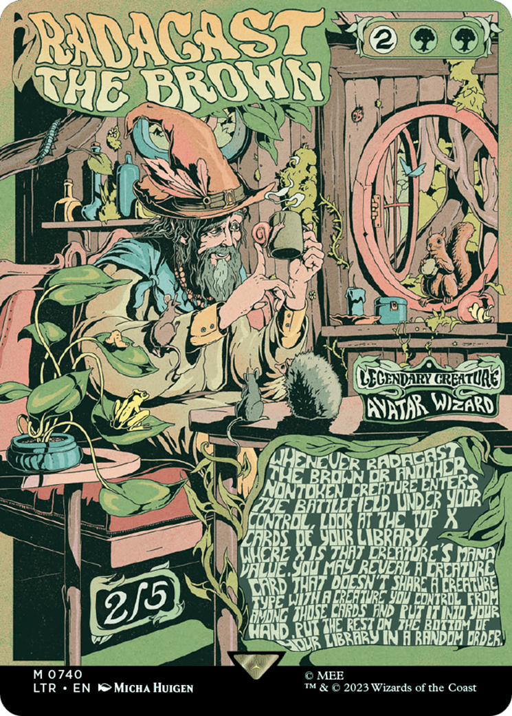 Image of Radagast the Brown (Borderless Poster) [The Lord of the Rings: Tales of Middle-Earth]