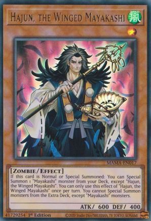 Image of Hajun, the Winged Mayakashi [MAMA-EN017] Ultra Rare