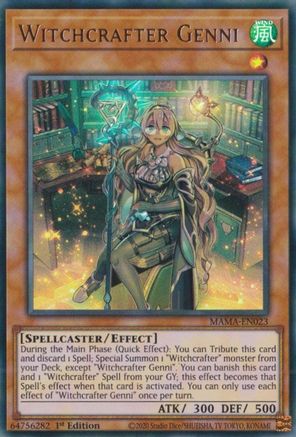 Image of Witchcrafter Genni [MAMA-EN023] Ultra Rare