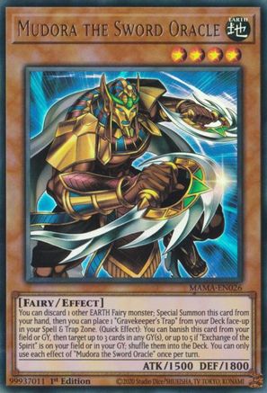 Image of Mudora the Sword Oracle [MAMA-EN026] Ultra Rare