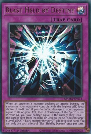 Image of Blast Held by Destiny [MAMA-EN031] Ultra Rare