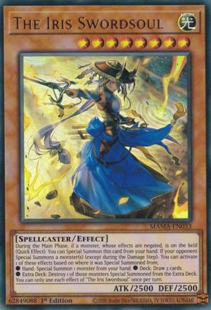 Image of The Iris Swordsoul [MAMA-EN033] Ultra Rare