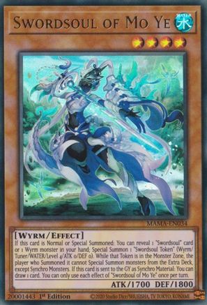 Image of Swordsoul of Mo Ye [MAMA-EN034] Ultra Rare