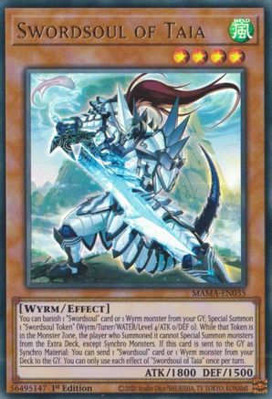 Image of Swordsoul of Taia [MAMA-EN035] Ultra Rare