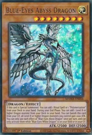 Image of Blue-Eyes Abyss Dragon [MAMA-EN056] Ultra Rare