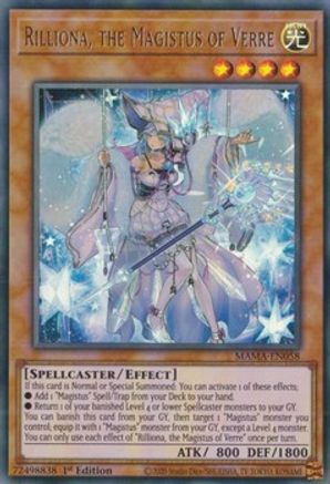 Image of Rilliona, the Magistus of Verre [MAMA-EN058] Ultra Rare