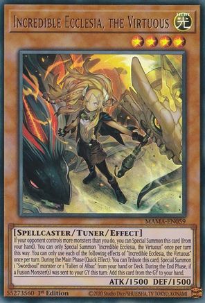 Image of Incredible Ecclesia, the Virtuous [MAMA-EN059] Ultra Rare