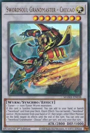 Image of Swordsoul Grandmaster - Chixiao [MAMA-EN038] Ultra Rare