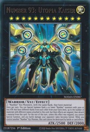 Image of Number 93: Utopia Kaiser [MAMA-EN067] Ultra Rare