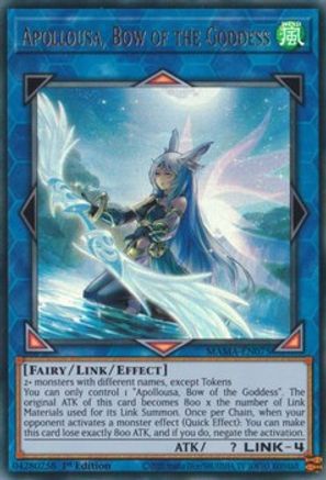 Image of Apollousa, Bow of the Goddess [MAMA-EN075] Ultra Rare
