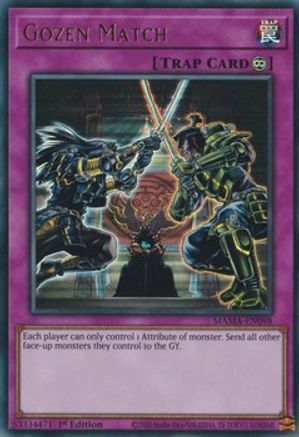 Image of Gozen Match [MAMA-EN098] Ultra Rare