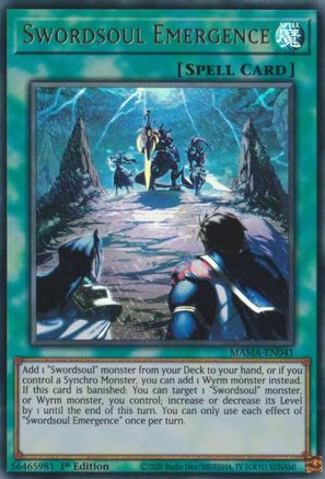 Image of Swordsoul Emergence [MAMA-EN041] Ultra Rare