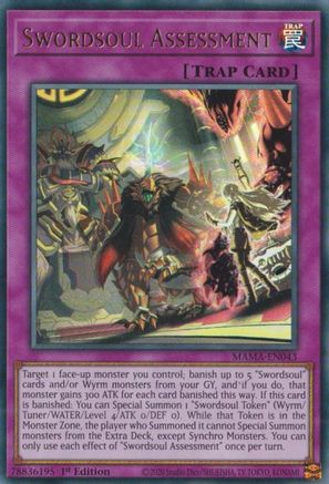 Image of Swordsoul Assessment [MAMA-EN043] Ultra Rare