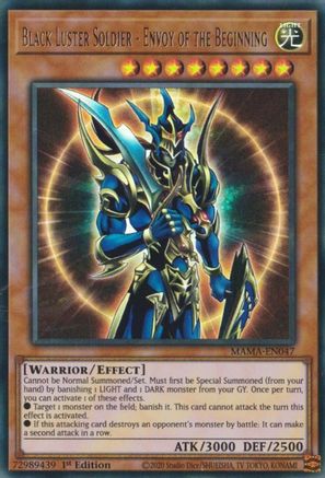 Image of Black Luster Soldier - Envoy of the Beginning [MAMA-EN047] Ultra Rare