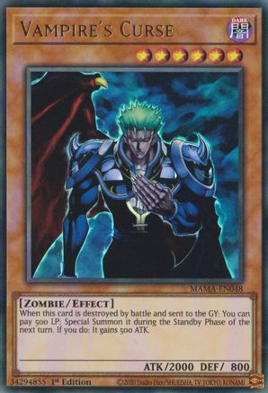 Image of Vampire's Curse [MAMA-EN048] Ultra Rare