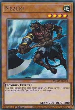 Image of Mezuki [MAMA-EN050] Ultra Rare
