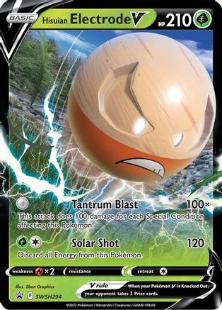 Image of Hisuian Electrode V (SWSH294) [Sword & Shield: Black Star Promos]