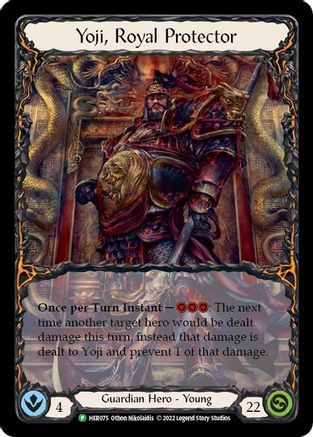 Image of Yoji, Royal Protector [HER075] (Promo)  Cold Foil