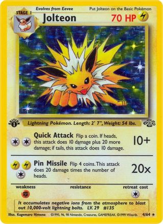 Image of Jolteon (4/64) [Jungle 1st Edition]