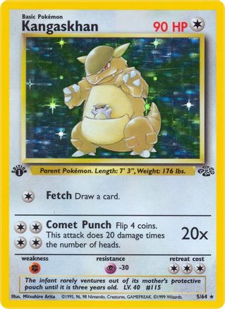 Image of Kangaskhan (5/64) [Jungle 1st Edition]