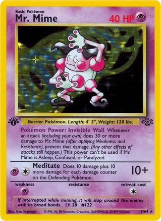 Image of Mr. Mime (6/64) [Jungle 1st Edition]