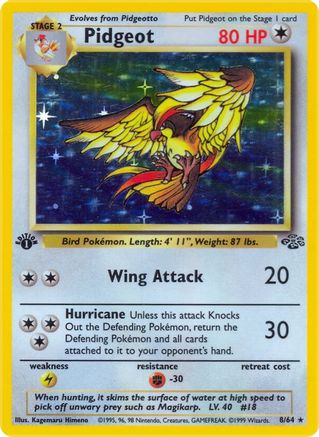 Image of Pidgeot (8/64) [Jungle 1st Edition]
