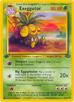Image of Exeggutor (35/64) [Jungle 1st Edition]