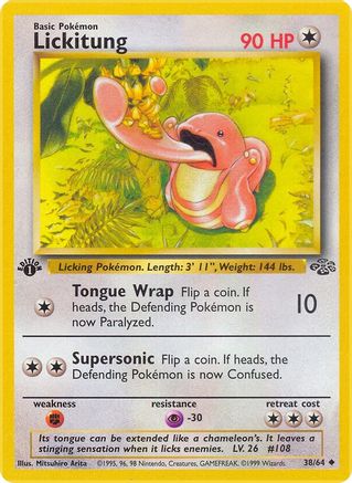 Image of Lickitung (38/64) [Jungle 1st Edition]