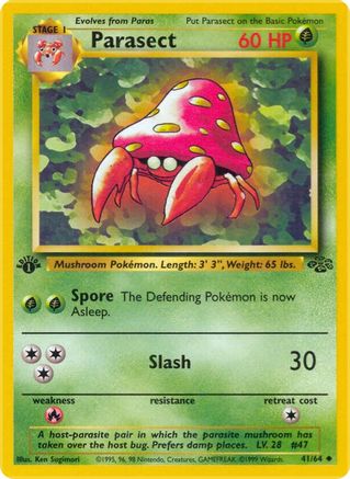Image of Parasect (41/64) [Jungle 1st Edition]