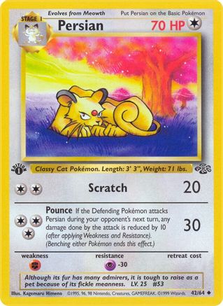 Image of Persian (42/64) [Jungle 1st Edition]