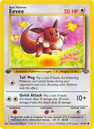 Image of Eevee (51/64) [Jungle 1st Edition]
